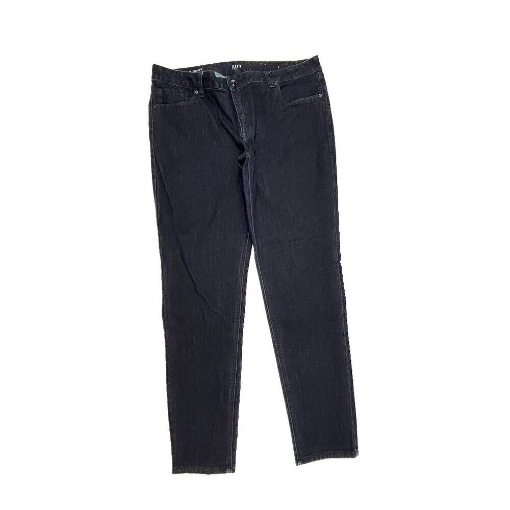 a.n.a Skinny Jeans Women 33 Long Dark Wash Blue Denim Mid Rise Classic 8466